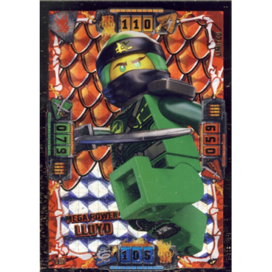 ninjago trading card game polish series 4 - le3 mega power lloyd