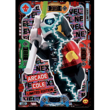 ninjago trading card game german series 5 next level - le3 arcade cole limited edition
