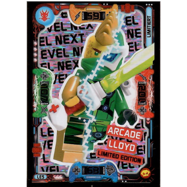 ninjago trading card game german series 5 next level - le5 arcade lloyd limited edition