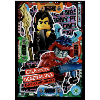 ninjago trading card game polish series 5 następny poziom - le16 generał vex edycja limitowana