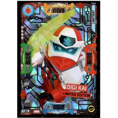 ninjago trading card game german series 5 - le2 digi kai limited edition