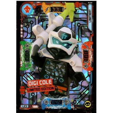 ninjago trading card game german series 5 - le3 digi cole limited edition
