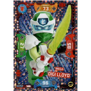 ninjago trading card game german series 5 - xxl4 mega digi lloyd oversize xxl