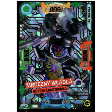 ninjago trading card game polish series 5 - le24 mroczny władca edycja limitowana