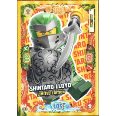 ninjago trading card game german series 6 - le2 shintaro lloyd limited edition