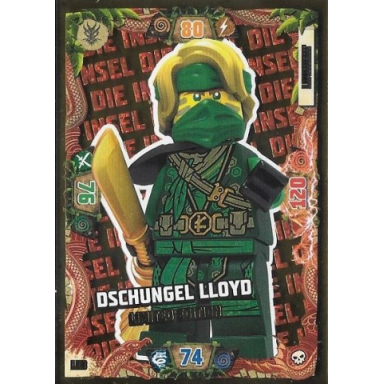 ninjago trading card game german series 6 - le3 dschungel lloyd limited edition