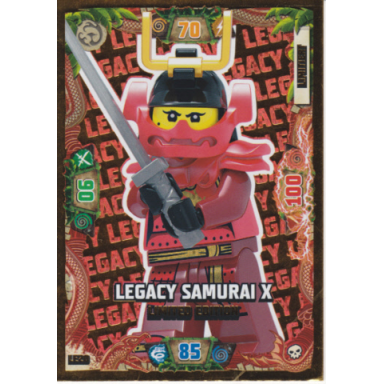 ninjago trading card game german series 6 - le20 legacy samurai x limited edition