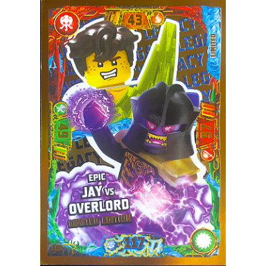 ninjago trading card game english series 7 - le3 epic jay vs overlord limited edition