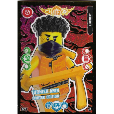 ninjago trading card game german series 10 - le2 turnier arin limited edition