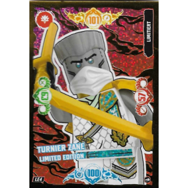 ninjago trading card game german series 10 - le4 turnier zane limited edition