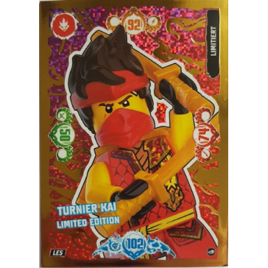 ninjago trading card game german series 10 - le5 turnier kai limited edition