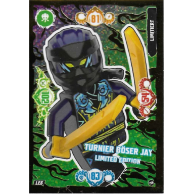 ninjago trading card game german series 10 - le6 turnier böser jay limited edition