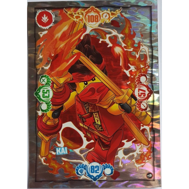 ninjago trading card game german series 10 - kai oversize xxl