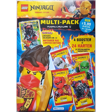 ninjago trading card game german series 10 - multi-pack with le13 anführer ras limited edition