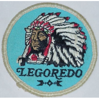 patch iron-on legoredo indian chief