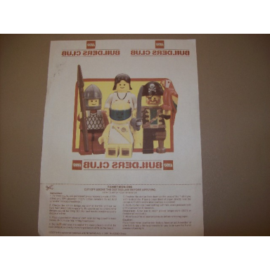 patch iron-on builders club with 4 minifigures