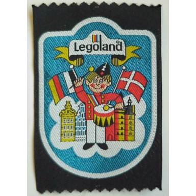 patch sew-on cloth rectangle legoland ambassador with drum