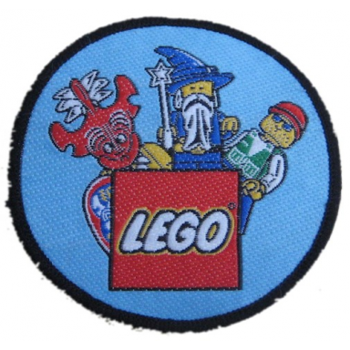 patch sew-on cloth round lego system islander wizard town