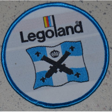 patch sew-on cloth round legoland pirates imperial flag