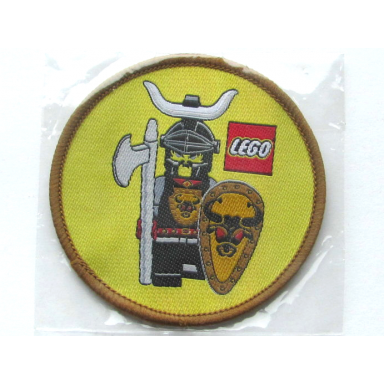 patch sew-on cloth round minifigure cedric the bull