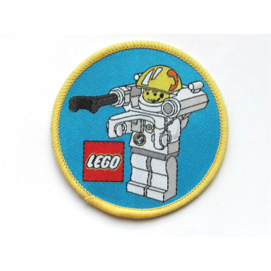 patch sew-on cloth round minifigure astronaut
