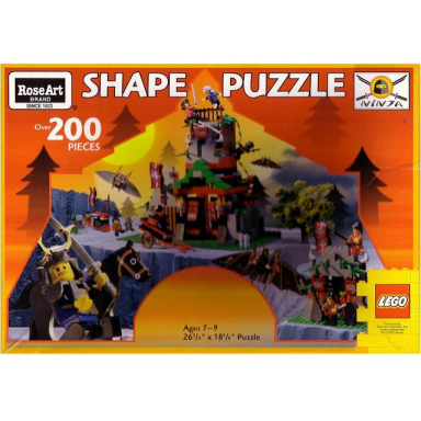 roseart 200 pieces ninja shape puzzle