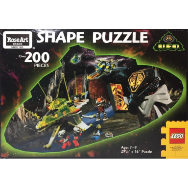 roseart 200 pieces ufo shape puzzle