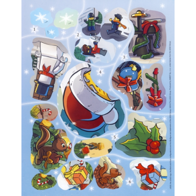 sticker sheet lego city advent book 2018 sheet 1