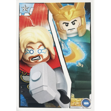 avengers trading card collection english series 1 - 105 thor vs loki