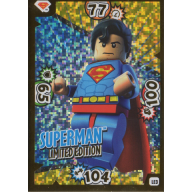 batman trading card game german series 1 - le3 superman limited edition