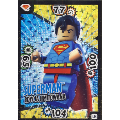 batman trading card game polish series 1 - le4 superman edycja limitowana