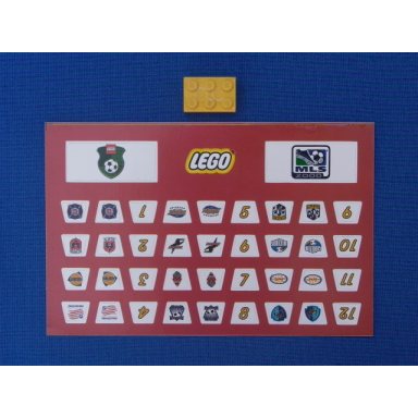 sticker sheet - mls2000 soccer teams minifigure torsos sheet