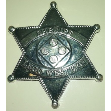 badge lego western sheriff star