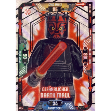 star wars trading card game german series 1 - le12 gefährlicher darth maul