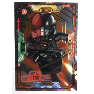 star wars trading card game german series 1 - le16 action todestruppler