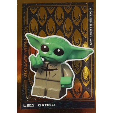 star wars trading card collection german series 5 jubiläums-edition - le11 grogu limitierte edition