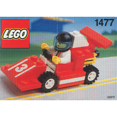 red race car number 3
