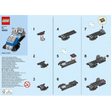 monthly mini model build set - 2016 02 february snow scooter polybag