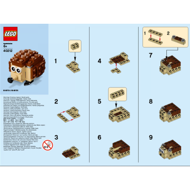 monthly mini model build set - 2016 05 may hedgehog polybag