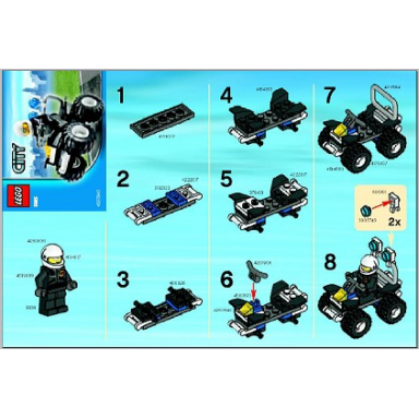 police 4 x 4 polybag