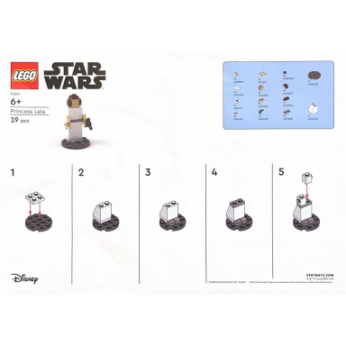 lego brand store exclusive build - star wars princess leia