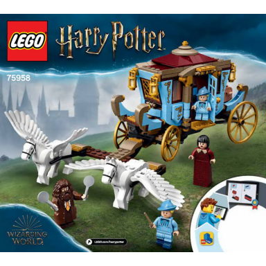 beauxbatons carriage: arrival at hogwarts