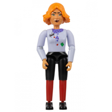 belville female - witch madam frost light violet top orange hair
