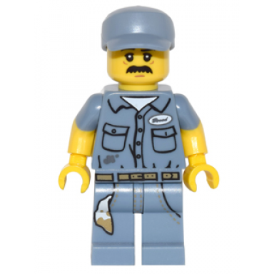 janitor series 15 minifigure only without stand and accessories