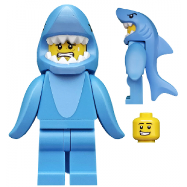 shark suit guy series 15 minifigure only without stand and accessories