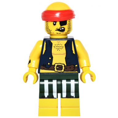 scallywag pirate series 16 minifigure only without stand and accessories