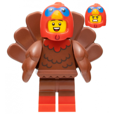 turkey costume series 23 minifigure only without stand and accessories
