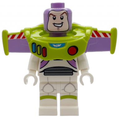 buzz lightyear - minifigure head one piece wings with jetpack