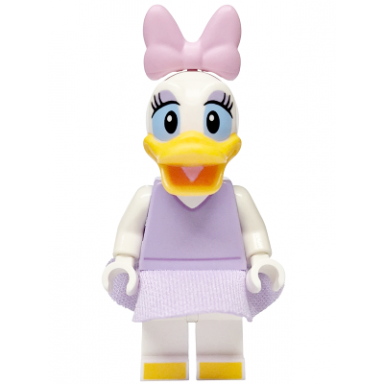 daisy duck - lavender top and skirt bright pink bow