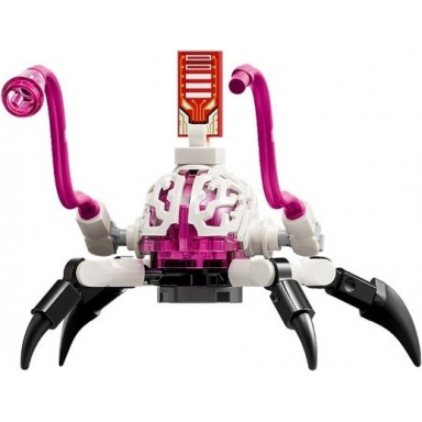 cyber brain spider - 4 legs magenta appendages